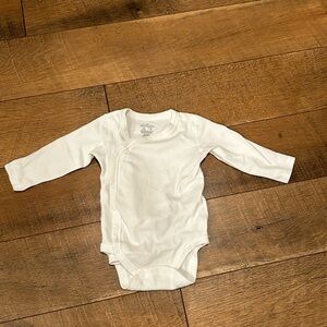 White Kimono Style Bodysuit